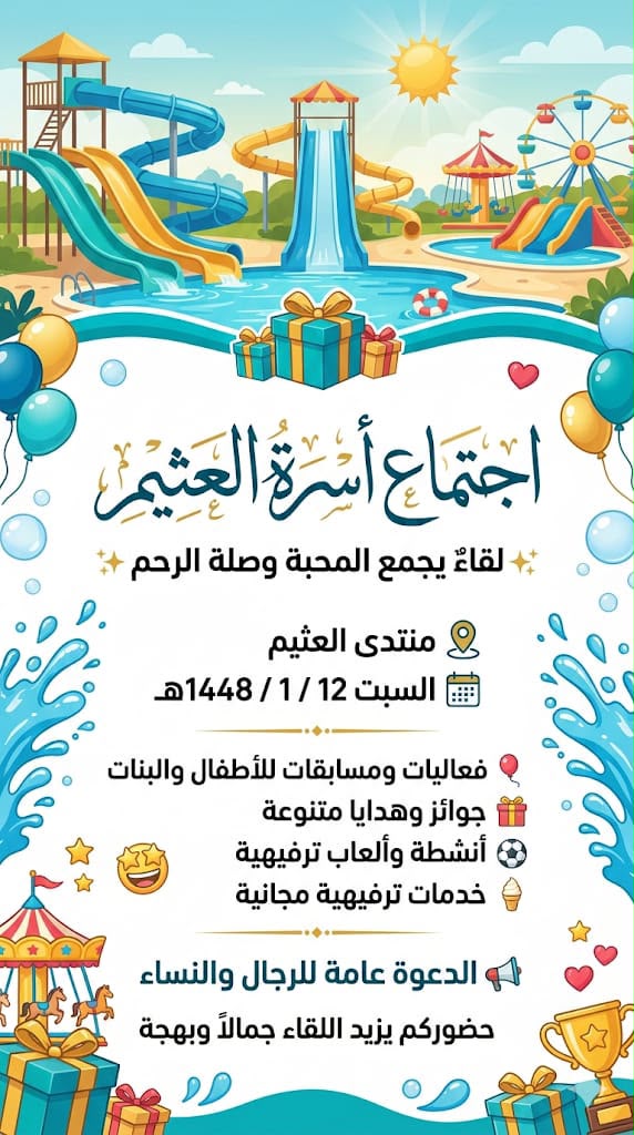 اجتماع اسرة العثيم